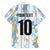 Custom Argentina Football Hawaiian Shirt Vamos La Albiceleste Camouflage Style - Wonder Print Shop