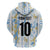 Custom Argentina Football Hoodie Vamos La Albiceleste Camouflage Style - Wonder Print Shop