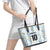 Custom Argentina Football Leather Tote Bag Vamos La Albiceleste Camouflage Style - Wonder Print Shop