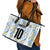 Custom Argentina Football Leather Tote Bag Vamos La Albiceleste Camouflage Style - Wonder Print Shop