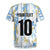 Custom Argentina Football Rugby Jersey Vamos La Albiceleste Camouflage Style - Wonder Print Shop