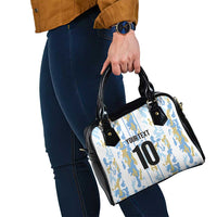 Custom Argentina Football Shoulder Handbag Vamos La Albiceleste Camouflage Style