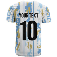 Custom Argentina Football T Shirt Vamos La Albiceleste Camouflage Style - Wonder Print Shop