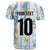 Custom Argentina Football T Shirt Vamos La Albiceleste Camouflage Style - Wonder Print Shop
