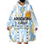 Custom Argentina Football Wearable Blanket Hoodie Vamos La Albiceleste Camouflage Style - Wonder Print Shop