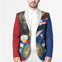 Custom Philippines World Champion Boxing Blazer Eagle-Grunge Design - Wonder Print Shop