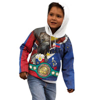 Custom Philippines World Champion Boxing Kid Hoodie Eagle-Grunge Design - Wonder Print Shop
