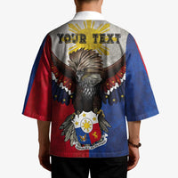 Custom Philippines World Champion Boxing Kimono Eagle-Grunge Design - Wonder Print Shop