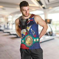 Custom Philippines World Champion Boxing Men Tank Top Eagle-Grunge Design - Wonder Print Shop