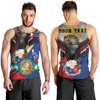 Custom Philippines World Champion Boxing Men Tank Top Eagle-Grunge Design - Wonder Print Shop