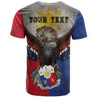 Custom Philippines World Champion Boxing T Shirt Eagle-Grunge Design - Wonder Print Shop