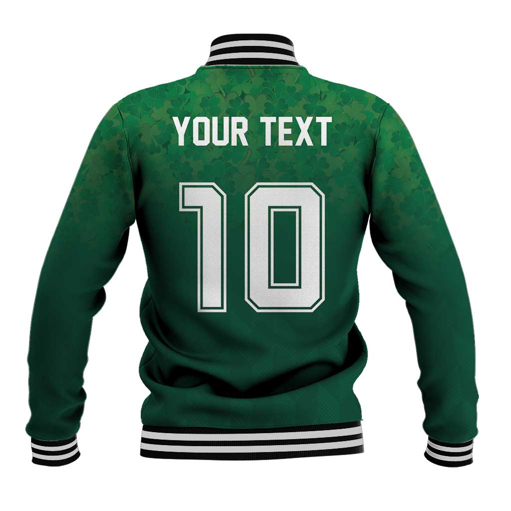Custom Ireland Rugby Traditional Suit Costume Baseball Jacket Shamrock Sporty Style - Wonder Print Shop
