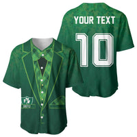 Custom Ireland Rugby Traditional Suit Costume Baseball Jersey Shamrock Sporty Style - Wonder Print Shop