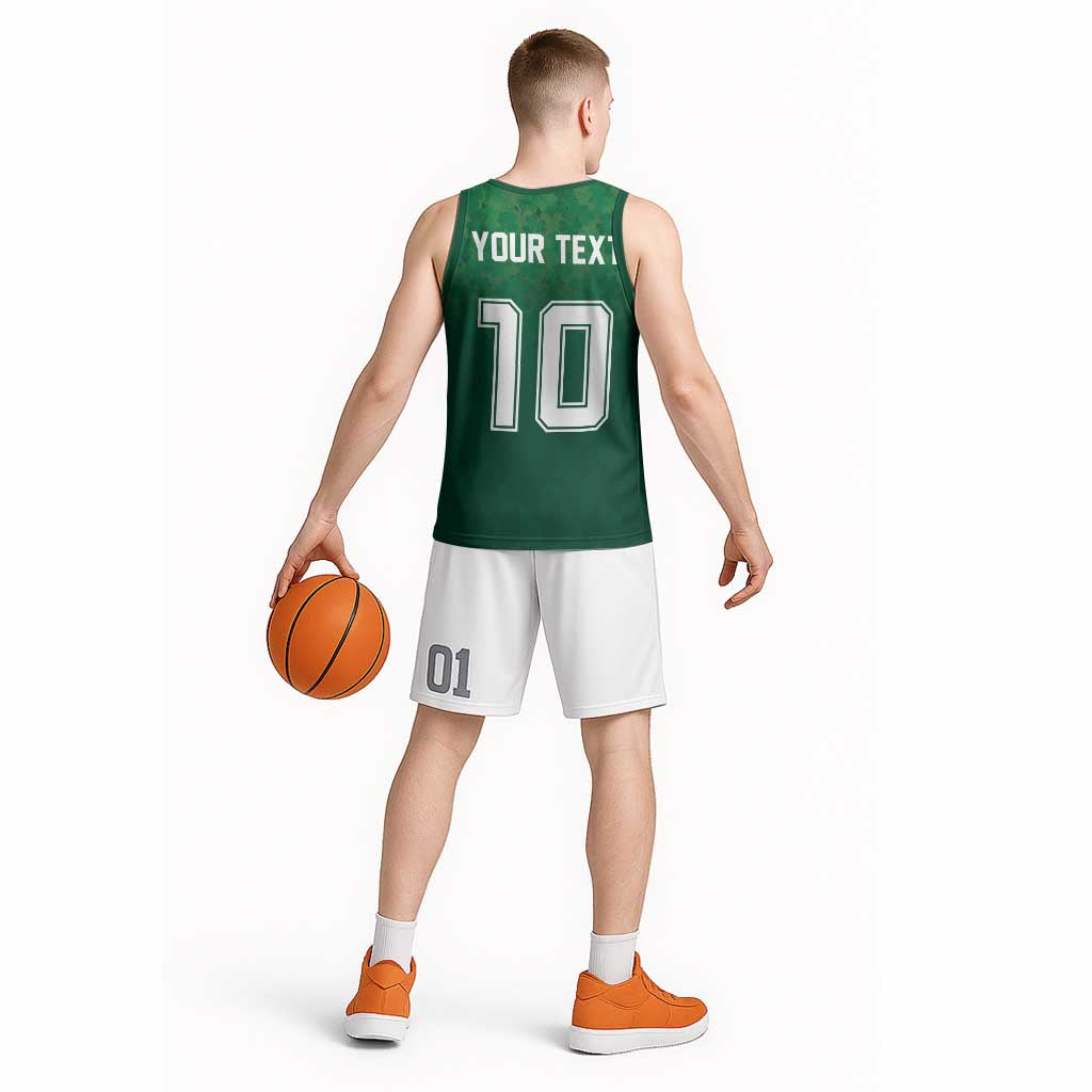 Custom Ireland Rugby Traditional Suit Costume Basketball Jersey Shamrock Sporty Style - Wonder Print Shop