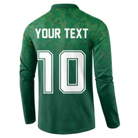 Custom Ireland Rugby Traditional Suit Costume Button Sweatshirt Shamrock Sporty Style - Wonder Print Shop