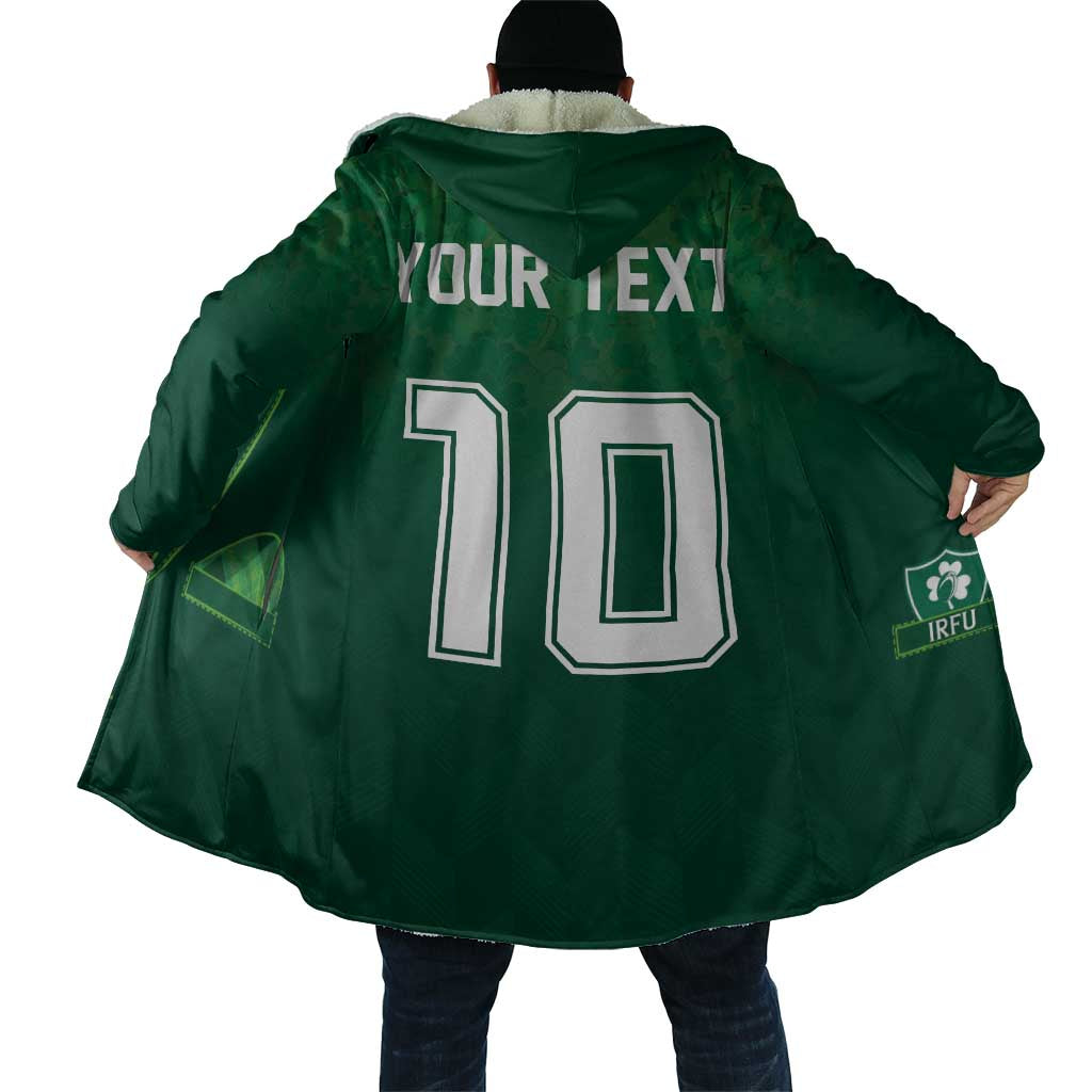 Custom Ireland Rugby Traditional Suit Costume Cloak Shamrock Sporty Style - Wonder Print Shop