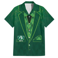 Custom Ireland Rugby Traditional Suit Costume Hawaiian Shirt Shamrock Sporty Style - Wonder Print Shop