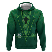 Custom Ireland Rugby Traditional Suit Costume Hoodie Shamrock Sporty Style - Wonder Print Shop