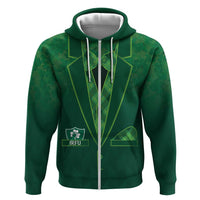 Custom Ireland Rugby Traditional Suit Costume Hoodie Shamrock Sporty Style - Wonder Print Shop