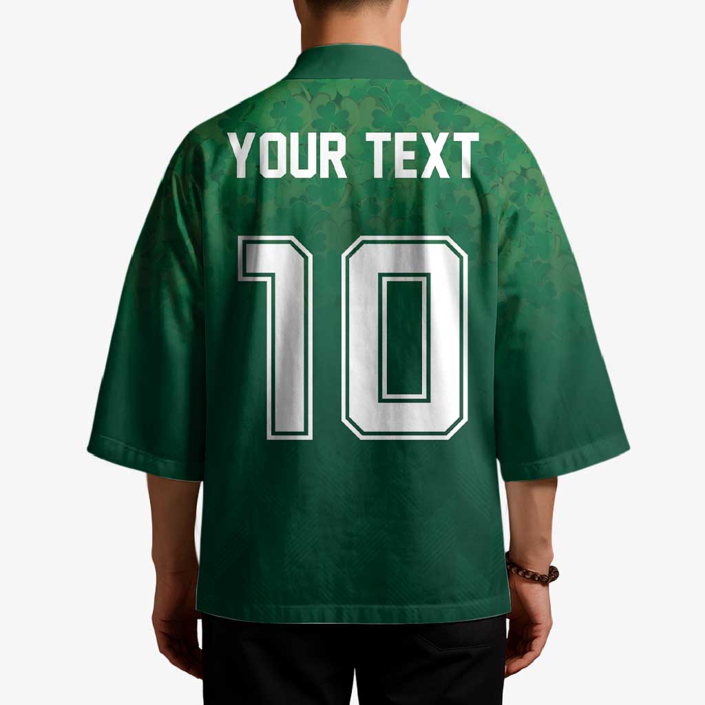 Custom Ireland Rugby Traditional Suit Costume Kimono Shamrock Sporty Style - Wonder Print Shop