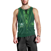 Custom Ireland Rugby Traditional Suit Costume Men Tank Top Shamrock Sporty Style - Wonder Print Shop