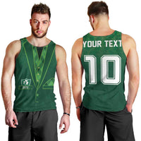 Custom Ireland Rugby Traditional Suit Costume Men Tank Top Shamrock Sporty Style - Wonder Print Shop