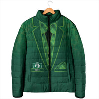 Custom Ireland Rugby Traditional Suit Costume Padded Jacket Shamrock Sporty Style - Wonder Print Shop