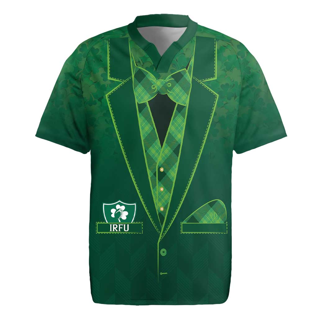 Custom Ireland Rugby Traditional Suit Costume Rugby Jersey Shamrock Sporty Style - Wonder Print Shop