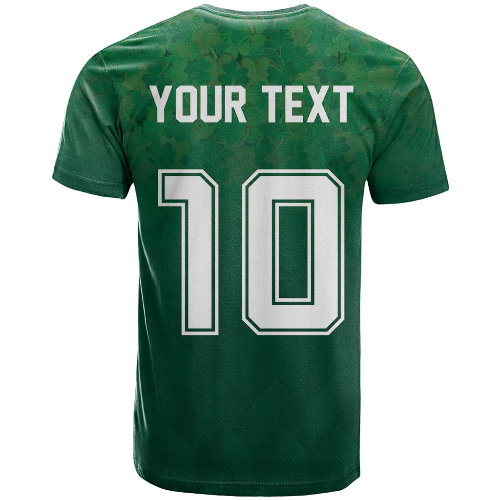 Custom Ireland Rugby Traditional Suit Costume T Shirt Shamrock Sporty Style - Wonder Print Shop