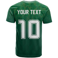 Custom Ireland Rugby Traditional Suit Costume T Shirt Shamrock Sporty Style - Wonder Print Shop