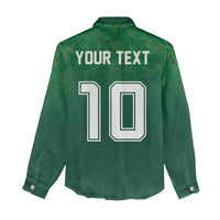 Custom Ireland Rugby Traditional Suit Costume Women Casual Shirt Shamrock Sporty Style - Wonder Print Shop