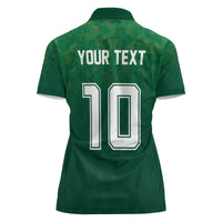 Custom Ireland Rugby Traditional Suit Costume Women Polo Shirt Shamrock Sporty Style - Wonder Print Shop