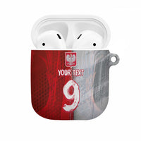 Custom Polish Football AirPods Case Eagle Wings Grunge Sporty Half Style - Wonder Print Shop
