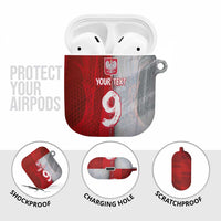 Custom Polish Football AirPods Case Eagle Wings Grunge Sporty Half Style - Wonder Print Shop