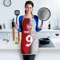 Custom Polish Football Apron Eagle Wings Grunge Sporty Half Style - Wonder Print Shop