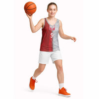 Custom Polish Football Basketball Jersey Eagle Wings Grunge Sporty Half Style - Wonder Print Shop