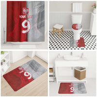 Custom Polish Football Bathroom Set Eagle Wings Grunge Sporty Half Style - Wonder Print Shop
