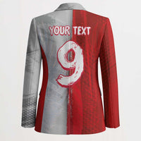 Custom Polish Football Blazer Eagle Wings Grunge Sporty Half Style - Wonder Print Shop