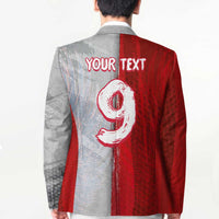 Custom Polish Football Blazer Eagle Wings Grunge Sporty Half Style - Wonder Print Shop