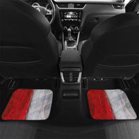 Custom Polish Football Car Mats Eagle Wings Grunge Sporty Half Style - Wonder Print Shop