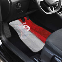 Custom Polish Football Car Mats Eagle Wings Grunge Sporty Half Style - Wonder Print Shop