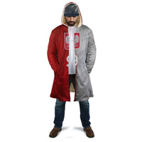 Custom Polish Football Cloak Eagle Wings Grunge Sporty Half Style - Wonder Print Shop