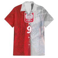 Custom Polish Football Family Matching Off Shoulder Maxi Dress and Hawaiian Shirt Eagle Wings Grunge Sporty Half Style - Wonder Print Shop