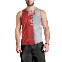 Custom Polish Football Men Tank Top Eagle Wings Grunge Sporty Half Style - Wonder Print Shop
