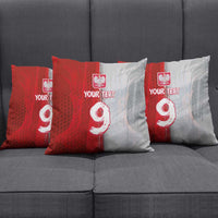 Custom Polish Football Pillow Cover Eagle Wings Grunge Sporty Half Style - Wonder Print Shop