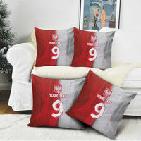 Custom Polish Football Pillow Cover Eagle Wings Grunge Sporty Half Style - Wonder Print Shop