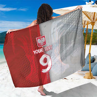Custom Polish Football Sarong Eagle Wings Grunge Sporty Half Style - Wonder Print Shop