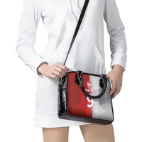 Custom Polish Football Shoulder Handbag Eagle Wings Grunge Sporty Half Style - Wonder Print Shop