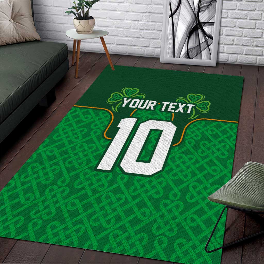 Custom Ireland Football Area Rug The Boys in Green-Go Champions