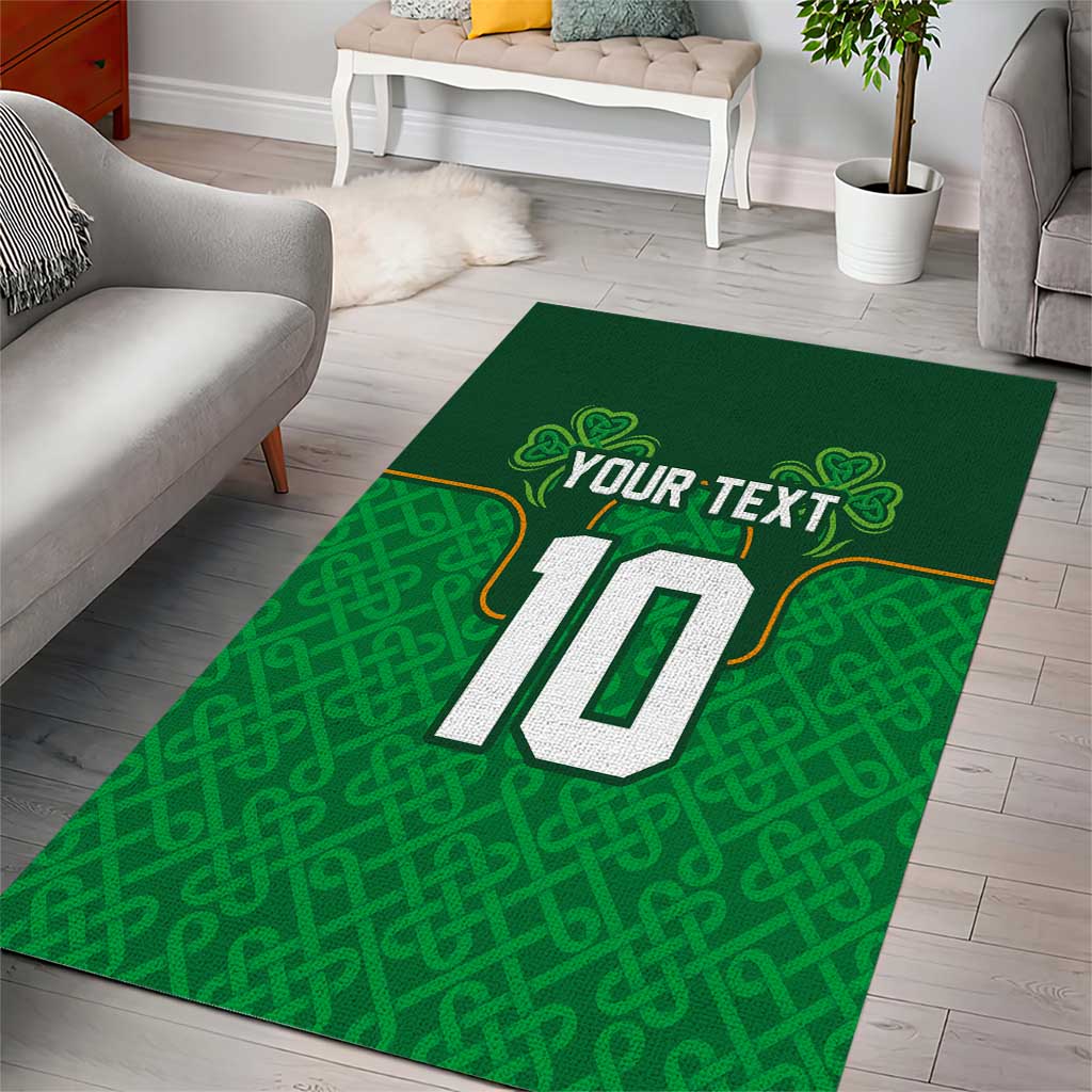 Custom Ireland Football Area Rug The Boys in Green-Go Champions